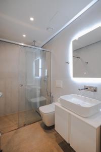 Koupelna v ubytování Koko Hotel