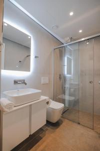 Koupelna v ubytování Koko Hotel