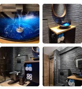 Et badeværelse på SEA VIEW HAIFA Suite on the beach