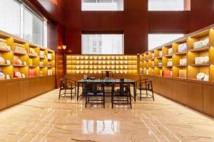 深圳国际会展中心凯嘉酒店-Shenzhen Kaijia Hotel-Shenzhen-World的休息区