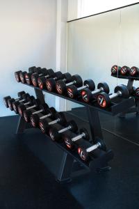 Fitness centrum a/nebo fitness zařízení v ubytování Samadiya Canggu