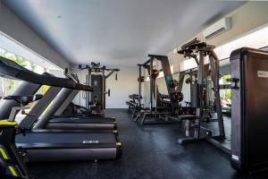 Fitness centrum a/nebo fitness zařízení v ubytování Samadiya Canggu
