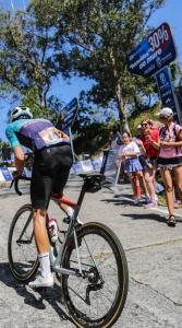 a man is riding a bike on a street at Bienvenue moto vélo lanquais varennes in Varennes +14 photos