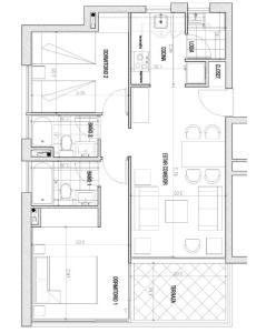 El mejor lugar - Laguna paradisíaca في لاس كروسيس: مخطط طابقي للمنزل