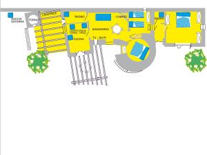 Plan piętra w obiekcie Villa Tina ai Piedi del Faro di Leuca
