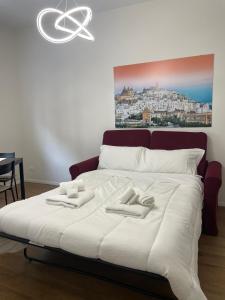 Letto o letti in una camera di Pizzoli Suite