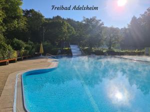 Bazén v ubytování Villa in Adelsheim nebo v jeho okolí