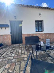 Patio alebo iná vonkajšia časť ubytovania Casa los Laureles