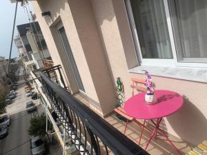 Balkón nebo terasa v ubytování My Home