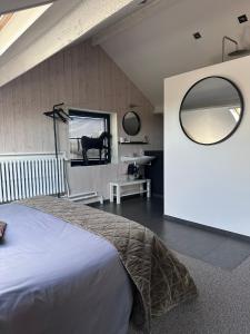 Postel nebo postele na pokoji v ubytování B&B 't zwart peird + 19 fotografií