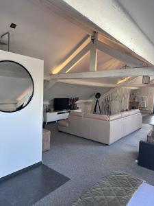 Posezení v ubytování B&B 't zwart peird