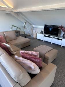 Posezení v ubytování B&B 't zwart peird