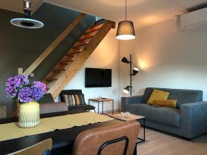 TV in/ali zabaviščno središče v nastanitvi vakantiewoning Gulp bij Het Plateau Heijenrath