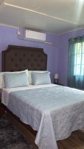 Ένα ή περισσότερα κρεβάτια σε δωμάτιο στο Crimson Clove vacation Home JA