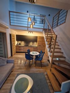 Χώρος καθιστικού στο Apartament Marco