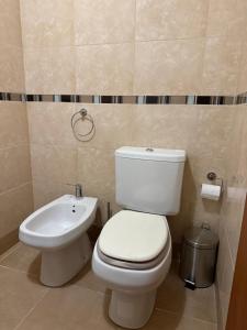 Koupelna v ubytování Betel Alojamiento