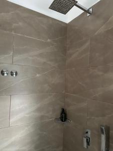 Koupelna v ubytování Hotel Erta