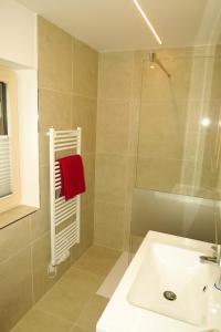 Koupelna v ubytování Ferienwohnung Wallner + 32 fotografií