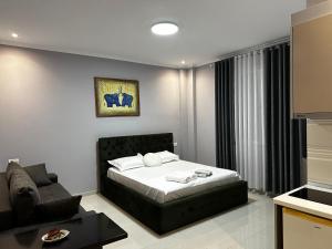 Postel nebo postele na pokoji v ubytování Hotel Erta