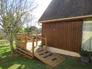 Taman di luar Gîtes des Deux Vallées Chalet avec vue imprenable