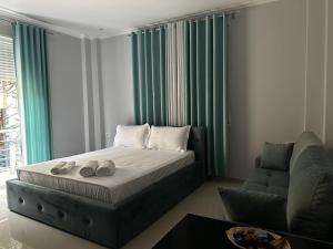 Postel nebo postele na pokoji v ubytování Hotel Erta