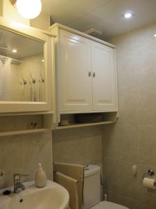 A bathroom at Nice apartment in Costa Brava
