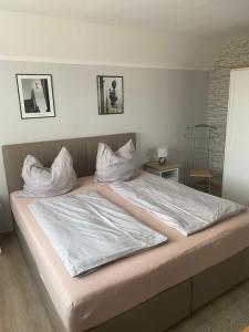 Postel nebo postele na pokoji v ubytování Spreewald-Ferienwohnung Reschke