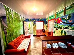 Posezení v ubytování Casa Osa Bella de Arte