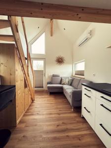 Posezení v ubytování Tiny House in der Rhön - ruhig & naturnah