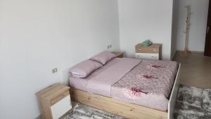 Postel nebo postele na pokoji v ubytování A-Tirana Apartment Bus Terminal + 8 fotografií