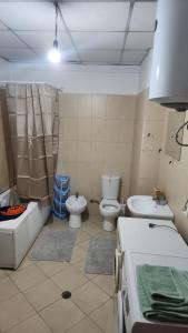 Koupelna v ubytování A-Tirana Apartment Bus Terminal