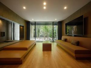 Mitsui Garden Hotel Kyoto Sanjo PREMIER的休息区