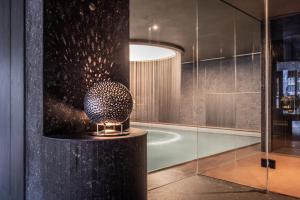 Phòng tắm tại Hotel Chalet Al Foss