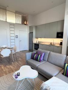 Posezení v ubytování Lomma Harbour Apartment