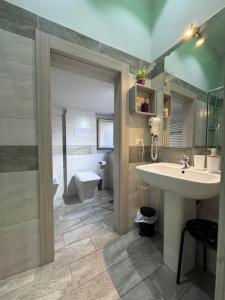 Koupelna v ubytování B&b La Ferrovia