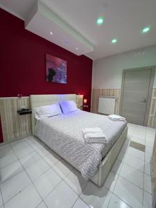 Postel nebo postele na pokoji v ubytování B&b La Ferrovia