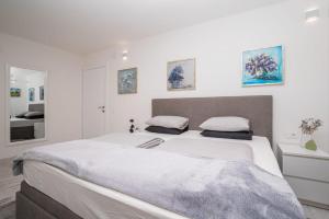 Postel nebo postele na pokoji v ubytování Bogdanović Winery Apartman