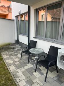 Balkón alebo terasa v ubytovaní Mirabell Apartments
