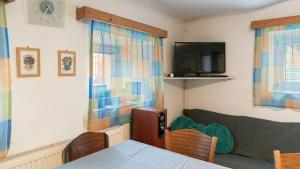 TV a/nebo společenská místnost v ubytování Holiday House Mária