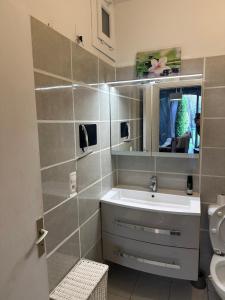 Koupelna v ubytování Mini Villa T3 duplex