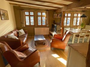 Posezení v ubytování Haus An der Rur - 5 Apartments mitten in Monschau