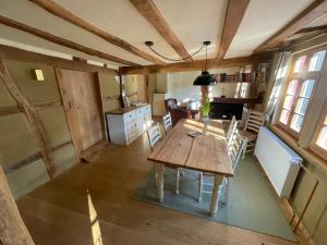 Kuchyň nebo kuchyňský kout v ubytování Haus An der Rur - 5 Apartments mitten in Monschau