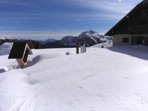 Bärenhütte Tröpolach-Nassfeld v zimě