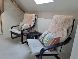 Prostor za sedenje u objektu Hoeve BôThé - B&B