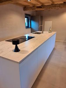 Kuchyň nebo kuchyňský kout v ubytování Hoeve BôThé - Vakantiewoning