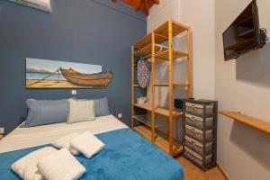 Ένα ή περισσότερα κρεβάτια σε δωμάτιο στο Spedion Villa - Near to sea with heated swimming pool +37 φωτογραφίες