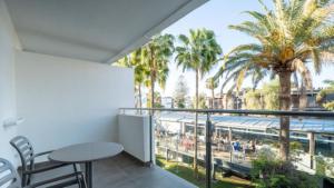 Balkón nebo terasa v ubytování Apartamentos El Palmar