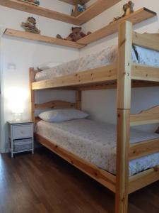 Postel nebo postele na pokoji v ubytování C'era una casa