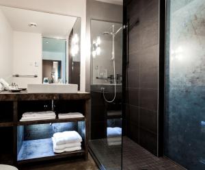 Koupelna v ubytování Auberge Sutton Brouerie