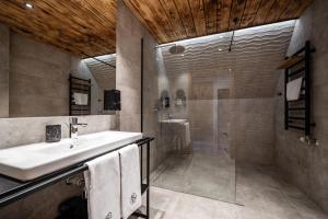Kúpeľňa v ubytovaní Hotel Litworowy Staw